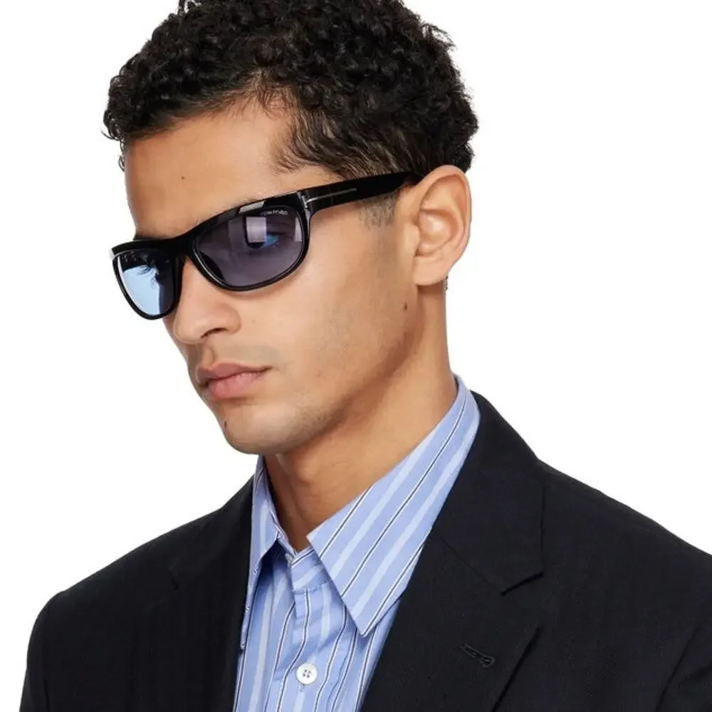 New, TOM FORD Anders-02 Sunglasses TF1363 01V Authentic